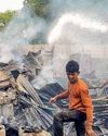 Fire guts over 30 shanties in Gurugram's Wazirabad area Fire guts over 30 shanties in Gurugram's Wazirabad area